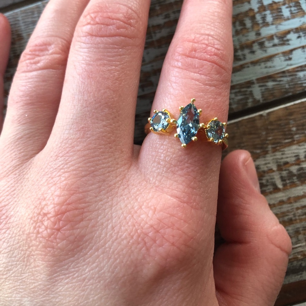 HP Gold Plated, Alexandrite Ring - Picture 4 of 4